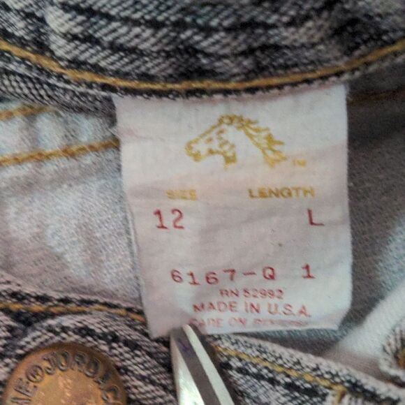 ‎Jordache vintage striped jeans size 12 - Picture 2 of 7